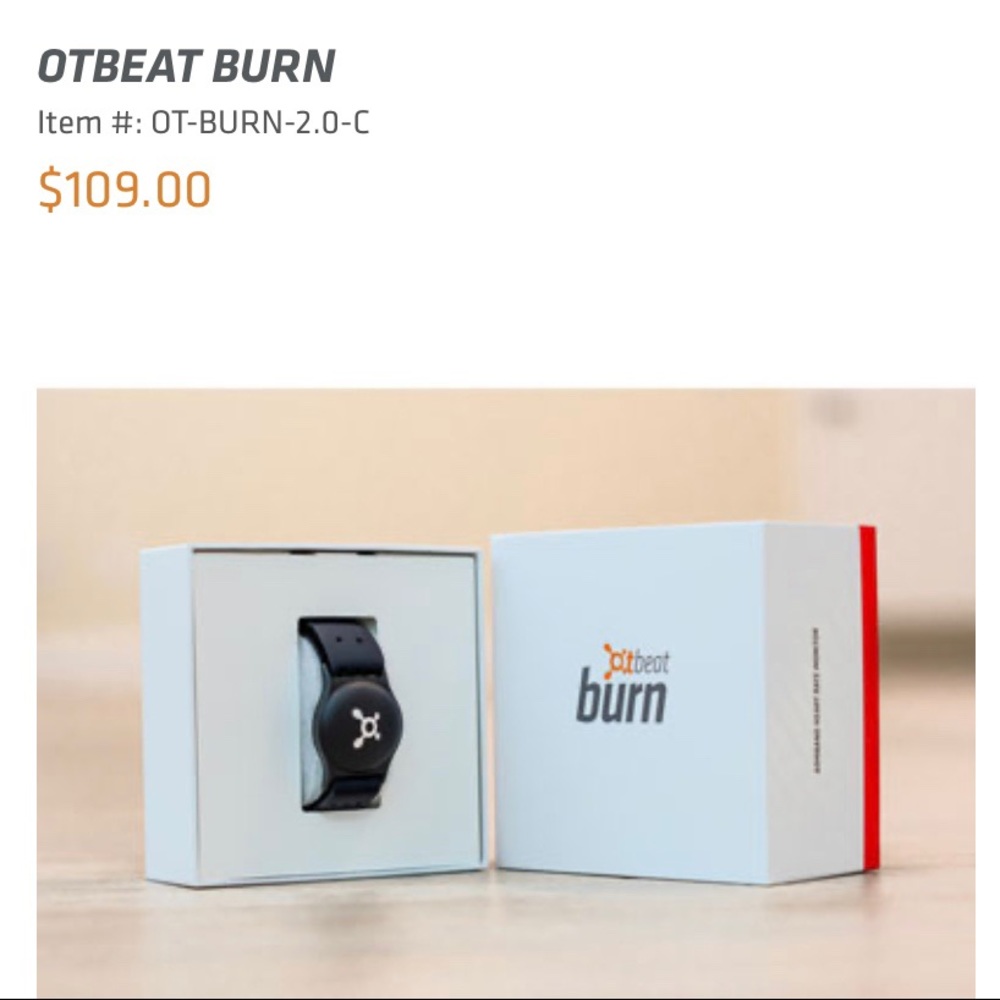 OrangeTheory OTBeat Burn Heart Rate Monitor
